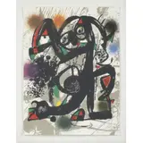 Joan Miró, Abstract Color, Lithograph Composition from the Lithographs III (most likely