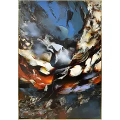 Leonardo Nierman, Untitled, Oil on Board. Untitled