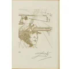 Thomas Edison by Salvador Dalí, Etching from the Five American Portraits Suite, offered Sep 2026