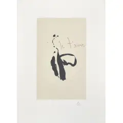 Robert Motherwell, Color, Lithograph on Handmade Japanese Kitata Paper