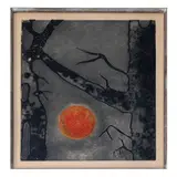 NY Eng Tay & Malaysis, Full Moon, Aquatint Etching. Pencil
