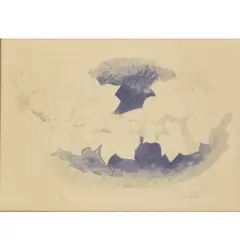 Georges Braque, Le Lierre Sur Fond Bleu (Ivy on a Blue Background), lithograph on Paper