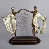 Russia Romain "Erte" de Tirtoff & France, The Wedding, Bronze Sculpture