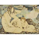 Jacques Boeri, Two Women, Oil on Canvas