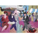 Zule Moskowitz, Caminto Cafe, Oil on Canvas