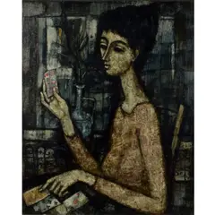 Untitled by Enrico Campagmola, oil on canvas, offered Sep 2026