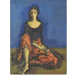 Moses Soyer, Untitled, Oil on Canvas