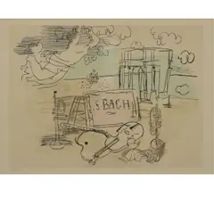 Homage to Sebastian Bach by Raoul Dufy, Lithograph, offered Sep 2026