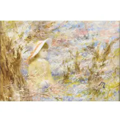 Harry Myers, Untitled Figure, Oil on Canvas With Attached Plaque to