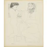 Pablo Picasso, The Thinking Sculptor, Lithograph from the Vollard Series