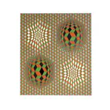 Victor Vasarely, Cosmos, Serigraph
