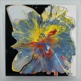Igal Fedida, Igal Fedida, Israeli/American (20th Century) "Out of The Storm", Mixed Media on Glass. Overall measures: 23-1/2" high, 23-1/2" wide. Kodner Galle