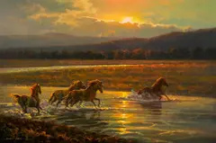 Brooke Wetzel, Where There is Freedom There is Peace, oil on canvas