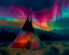 Colt Idol, Northern Whispers, oil on canvas