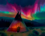 Colt Idol, Northern Whispers, oil on canvas