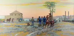 J. K. Ralston, Muggins Taylor, oil on canvas