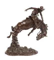 Earle E. Heikka, Bucking Bronc, bronze