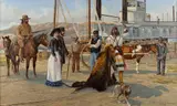 Robert F. Morgan, Give Us This Day, oil on canvas