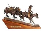 Fred Fellows, Down from the High Country, bronze