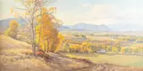 Clyde Aspevig, Pastoral Scene, oil on canvas