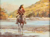 Roy Andersen, The Crossing, oil on canvas