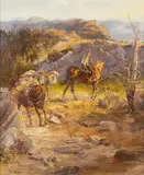 Montana High by Marnell Brown, oil on linen, offered Mar 2026