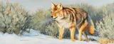 Sagebrush Stalk by Mark McKenna, oil on linen on board, offered Mar 2026