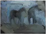 Theodore Waddell, Horse Drawing #200