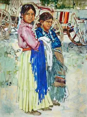 Ross Stefan, At the Sing, oil on canvas