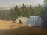 Scott Yeager, Camp Jack, oil on canvas
