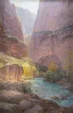 Ken Yarus, Havasu Journey, oil on board