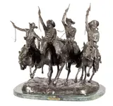 Coming Through the Rye by Frederic Remington, bronze, offered Mar 2026