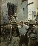 Wilhelm Heinrich Detlev Körner, Peter and His Captors... 36" x 30"