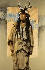 J E Knauf, A Shared Vision, oil on panel