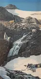 Terry Isaac, On the Precipice, oil on board