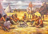 Don Oelze, Renewing Brotherhood, oil on canvas