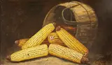 Alfred Montgomery, Corn, oil on board