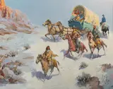 Vladan Stiha, Navajo, oil on canvas