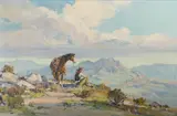 On the Overlook by Marjorie Reed as Harvey Day, oil on canvas, offered Mar 2026