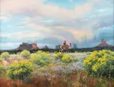 The Spirit of Mountain Valley by Jack Sorenson, oil on canvas, offered Mar 2026