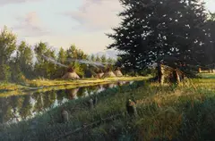 John Demott, Morning Light, oil on canvas