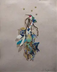 Ed Morgan, Whistle Stop, mixed media