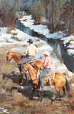 Lisa Delisi, A Ride with a Friend, oil on canvas