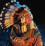 Firelight Counsel by David Graham, oil on canvas, offered Mar 2026