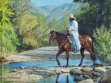 Michael Ewing, Morning Chill, oil on canvas