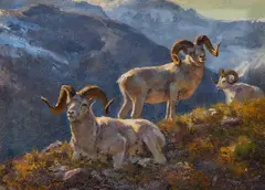 Chad Poppleton, The High and Mighty, oil on board