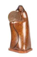 Basket Weaver by Tim Nicola, bronze, offered Mar 2026