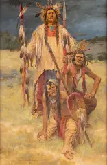 Charles Winfield Miller, Eye of the Storm, oil on canvas