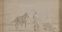 J. K. Ralston, Yellowstone Kelly, mixed media