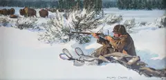 Gary Carter, Northern Herd, oil on board